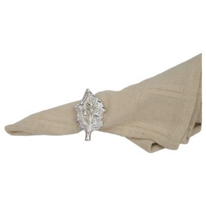 Anneaux de serviette ronds en aluminium plaqué argent, idéaux pour la décoration de table à la maison, à l'hôtel et au restaurant, porte-serviettes design - Product Image 3