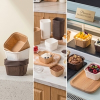 Fabricant professionnel d'emballages en papier, gobelets en papier jetables pour la pâtisserie, moules à cupcakes, service OEM personnalisé