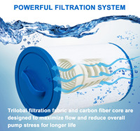 Spa extérieur personnalisé à bas prix jacuzzi fournitures de piscine poignée filtre pompe à eau nettoyant purificateur