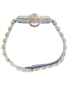 Montre de luxe en moissanite pour homme, entièrement sertie de pierres, en acier inoxydable, montre diamantée - Product Image 2