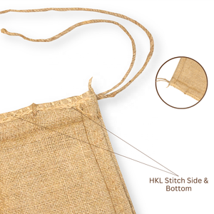 Bolsa de arena de yute de alta resistencia con saco biodegradable con cordón para la construcción Barrera de control de erosión Soporte de pared y cimentación - Product Image 4