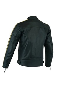 เสื้อแจ็คเก็ตหนังแท้สำหรับผู้ชายสำหรับขี่มอเตอร์ไซค์ - Product Image 2