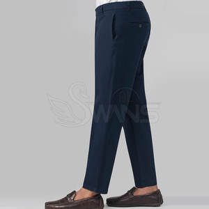 Pantalon décontracté pour homme, prix de gros, idéal pour l'hiver, haute qualité, personnalisable, coupe droite, respirant, léger, en polyester/coton, en vente - Product Image 3