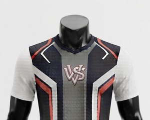 เสื้อฟุตบอลเย็บติดสำหรับผู้ชาย หมายเลข 07 พิมพ์ลาย ทรงพอดีตัว แขนครึ่งตัว ผ้าโพลีเอสเตอร์ ระบายเหงื่อได้ดี ชุดกีฬา ไซส์ผู้ใหญ่ - Product Image 2