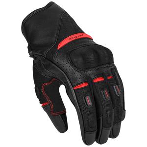 Gants de motocross en cuir avec logo personnalisé, doigts entiers, respirants, compatibles écran tactile, protection en fibre de carbone, unisexes. - Product Image 4