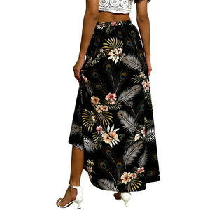 Ropa de Playa Tropical Hawaiana para Mujer, Estampado Aloha, Bordada, Cintura Natural, Estilo Isleño, Casual, para Vacaciones, 100% Algodón - Product Image 5