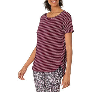 Camisetas Casuales de Algodón para Mujer, Corte Regular, Cuello Redondo, Ligeras como Plumas, Suaves, de Secado Rápido, Ecológicas, para Verano, Venta al Por Mayor - Product Image 1