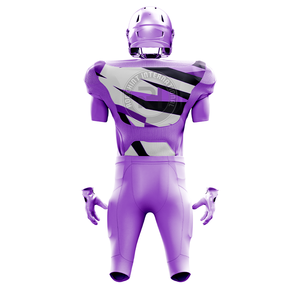 Uniforme de football américain en tissu polyester respirant, léger et durable, conçu pour l'entraînement en équipe - Product Image 2