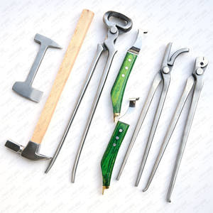 Hot Selling Wholesale High Quality Top <b>Horse</b> Farrier Tool Hoof Knife Nipper Buffer Customized Kits for <b>Horse</b> <b>Care</b> Essentials - Product Image 6
