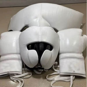 Guantes de Boxeo Profesionales de Alta Calidad OEM para Muay Thai y Kick Boxing, de Cuero Genuino, Unisex, para Entrenamiento en Gimnasio, Cómodos y Duraderos - Product Image 2