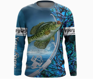Camisetas de Pesca de Manga Larga con Logotipo Personalizado por Sublimación Completa, Nuevo Diseño - Product Image 4
