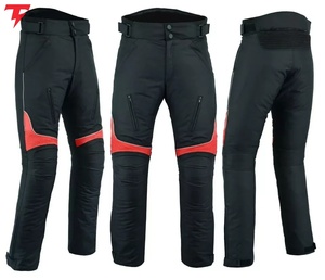 Pantalon de motard unisexe en cuir noir, style jean, poches, imperméable, respirant, protection UV, grande taille, hiver - Product Image 5