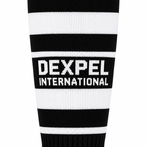 Dexpel International Yellow Knee High <b>Socks</b> Blue Striped Sports Soccer Football Team Uniform Tube <b>Socks</b> Cheap price OEM Custom - Product Image 5