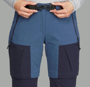 Pantalon cargo convertible pour l'extérieur, pantalon de montagne, pantalon utilitaire avec poches zippées pour la randonnée et le trekking - Product Image 3