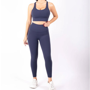 Conjunto de Yoga de Cintura Alta, Ropa Deportiva de Moda, Secado Rápido, Excelente Servicio, Mejor Calidad, Impresión de Logotipo Personalizado, Precio Razonable - Product Image 1