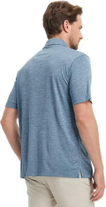 Polo de Hombre de Alta Calidad, 100% Algodón, 200 GSM, OEM, Color Negro, para Verano, Manga Corta - Product Image 4