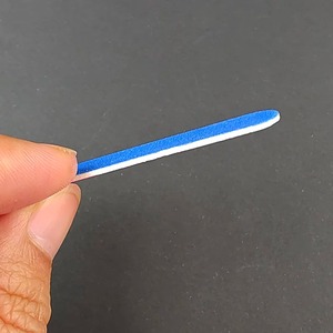 Lime à ongles en verre cristal double face OME de luxe, grain 100, outil durable pour le soin des ongles, papier de verre, 100/200 pièces, mini jetable 5x1.3cm - Product Image 1