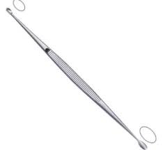 Williger Cureta Ósea Ovalada de 13.5 cm, Instrumento Quirúrgico Ortopédico de Doble Extremo, Acero Inoxidable Alemán - Product Image 3