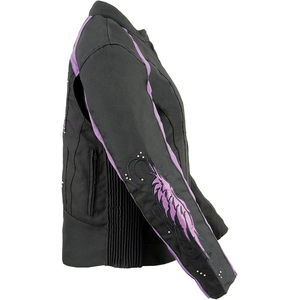 SAMROZ SPORTS Unisex Black Leather Reflective Full Sleeve Lightweight Racer Jacket - Product Image 2