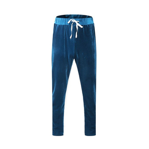 Private Label Mens <b>Velvet</b> Tracksuit Custom Logo Velour Zip Up Hoodie <b>Jogger</b> Pants Set OEM Wholesale Rate - Product Image 3