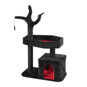 Albero per Gatti Gotico Resistente da 113 cm, Grande Torre per Gatti con Ampio Condo Interno per Gatti di Taglia Grande, Arredamento per Gatti, Tiragraffi - Product Image 2