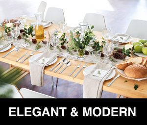 Juego de Cubiertos Modernos de Acero Inoxidable Ecológicos con Agarre Cómodo - Duraderos, Aptos para Lavavajillas, Reutilizables para Uso en el Hogar y Fiestas - Product Image 2