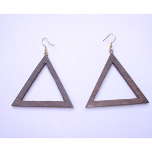 AYAANS CREATIONS Boucles d'oreilles pendantes tendance en bois, motif papillon, lune et tournesol, faites à la main, bijoux de mode chrétiens pour femmes - Product Image 2