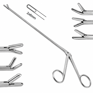 Micro-rongeurs Kerrison Ultra-Coat avec éjecteur, poignée améliorée, plaque de base fine, ouverture de mâchoire de 9 mm, instrument chirurgical - Product Image 5