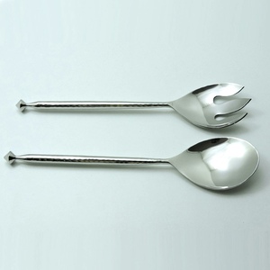 Newly Designed Stainless Steel Salad Server Set Mirror Polished Salad <b>Spoon</b> Set Kitchenware Utensils <b>Serving</b> <b>Spoon</b> Steel Cutlery - Product Image 4