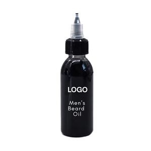 Huile à barbe rafraîchissante bio OEM pour hommes adultes, formule nourrissante à l'argan et au jojoba, flacon et boîte personnalisables avec logo. - Product Image 1