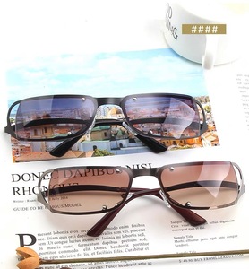 Lunettes de soleil Y2K rectangulaires en métal UV400, protection extérieure, luxe, unisexe, blanches - Product Image 2