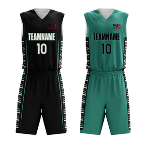 Maillot de basket-ball personnalisé sublimé, uniforme à séchage rapide, nom et numéro, kit sportif sans manches pour adultes - Product Image 1