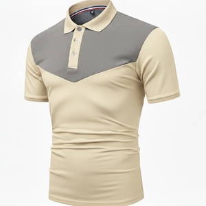 Men Polo Shirts Premium Cotton Fabric <b>Classic</b> Collar Casual Workwear Uniform OEM ODM Factory Supplier - Product Image 1