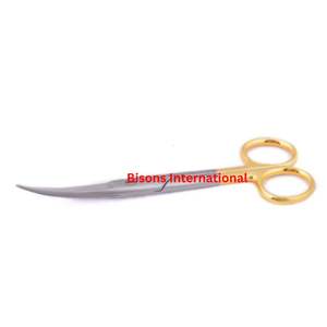 Tijeras Quirúrgicas Manuales TC Knapp Iris de BISONS, de Carburo de Tungsteno y Acero Inoxidable, Certificadas por la CE, Reutilizables - Product Image 2