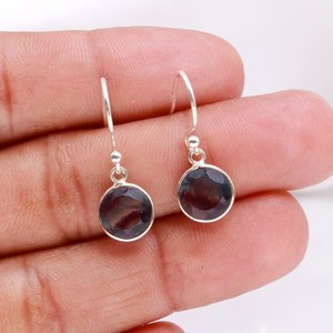 Pendientes de Fluorita Arcoíris, Plata de Ley 925, Chapados en Oro, Certificados por IGI, Piedras Preciosas Naturales Hechas a Mano, Joyería para Mujer, Venta al por Mayor - Product Image 6