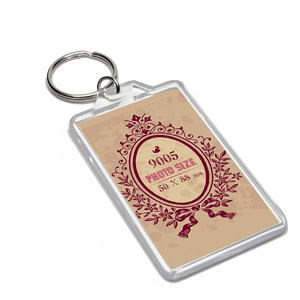 พวงกุญแจฝาปิดอะคริลิกใสคริสตัล9005แบบกำหนดเองทำจากพลาสติกทนทาน - Product Image 1