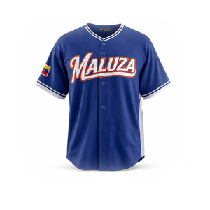 Camiseta de Béisbol MALUZA Personalizada, Uniforme Deportivo Unisex Corto, Impreso, Transpirable, de Secado Rápido, Sublimado, para Equipos, Venta al Por Mayor OEM - Product Image 5