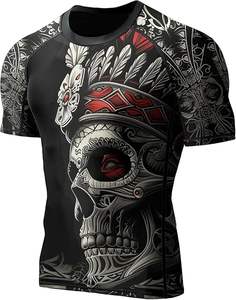 Rashguard Ligero OEM para BJJ para Adultos, Uniforme Transpirable de Manga Corta con Logotipo Personalizado y Protección Anti-UV, Venta al Por Mayor - Product Image 2