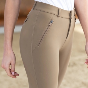 High Quality 4-way Stretch Horse Riding Breeches <b>Leggings</b> Tights <b>Equestrian</b> Wear Pants on Technical Fabric with Soft Feel - Product Image 3