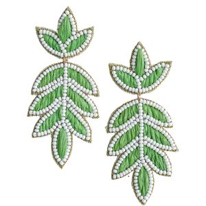 Boucles d'oreilles à perles pour femmes, faites à la main, multi-perles, bijoux de fête à prix avantageux - Product Image 4