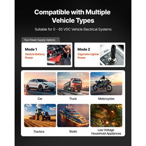 เครื่องทดสอบวงจรไฟฟ้ากระแสตรง 8-35 โวลต์ พร้อมจอแสดงผลสี TFT แบบมีไฟส่องสว่าง ชุดทดสอบวงจรยานยนต์ 2-in-1 สำหรับการวินิจฉัยยานยนต์ - Product Image 3