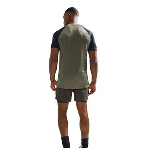 Camisetas Deportivas Lisas Personalizadas al por Mayor, Camisetas de Gimnasio para Hombre de Manga Corta de Algodón y Poliéster Cómodas - Product Image 5