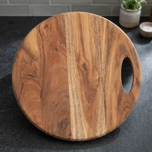 Tabla de cortar de madera de calidad para cortar pan, verduras y frutas, tabla de cortar de cocina más vendida - Product Image 6