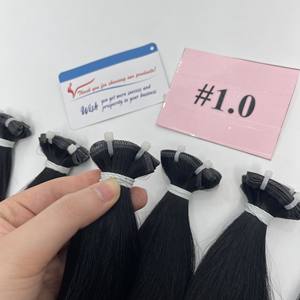 Produit le plus vendu Trame de génie droite naturelle 100% cheveux vietnamiens bruts personnaliser couleur soyeuse et lisse prix de gros - Product Image 3