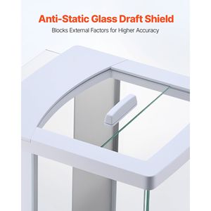 Balance analytique électronique numérique de haute précision 120g x 0,1mg (0,0001g) avec 4 unités (g/oz/ct/mg) pour l'analyse en laboratoire - Product Image 4