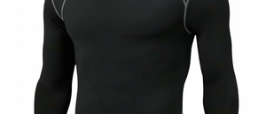 <b>Mens</b> Long Sleeve <b>Compression</b> <b>Shirt</b> Fitness Running Workout Sportswear Quick Dry Breathable Athletic Training Wear - Product Image 6