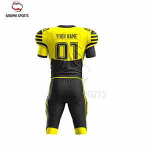 Conjuntos de Uniformes de Fútbol Americano de 12 Paneles, Personalizados con Impresión, Pantalones Cortos Antibacterianos, Ropa Deportiva de Verano, 100% Poliéster, Correa Ajustable - Product Image 3