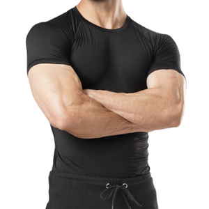 Camiseta Deportiva de Compresión para Hombre, Manga Corta, Secado Rápido, Transpirable, Corte Ajustado, Ligera, para Gimnasio, Entrenamiento, Running - Product Image 2