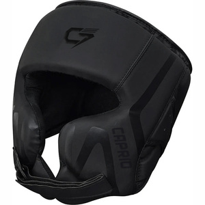 Casque de boxe classique noir personnalisé Caprio, protection premium, léger, professionnel, pour MMA, Muay Thai, Kickboxing - Product Image 3