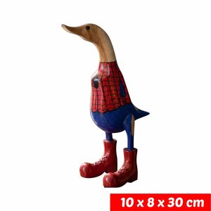 Figurine en bois de Spider-Man, peinte à la main, objet de collection, décoration pour la maison - Product Image 5